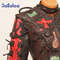 Genuine leather exclusive handmade jacket cyberpunk style for women by sofalee.jpg
