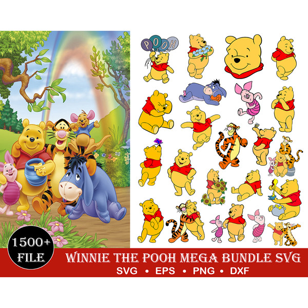 1500 Winnie The Pooh svg, Winnie The Pooh bundle, Disney Svg, Pooh Bear svg, trigger svg, igor, piglet svg Pooh Bear Cricut, Cut File svg.jpg