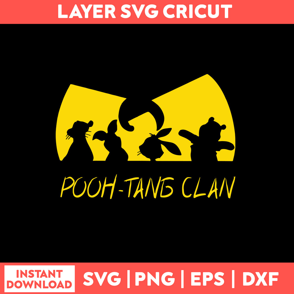 Pooh Tang Clan Svg, Winie The Pooh Svg, Cartoon Svg, Png Dxf Eps File.jpg