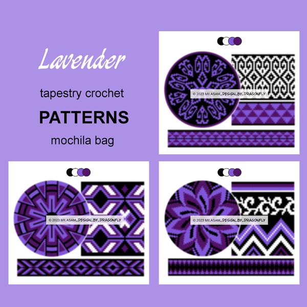 SET crochet pattern tapestry crochet bag pattern wayuu mochila bag.jpg