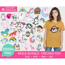 2000 Unicorn SVG, Unicorn bundle SVG, Unicorn head Svg, Unicorn Clip Art, Unicorn Face SVG, Cute Unicorn, Cricut, Silhou