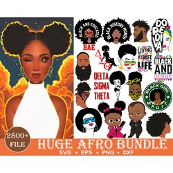 2800 Huge Afro Mega Bundle Svg, Afro Man, Afro Women Svg, Afro Kids Svg, High quality, Instant download