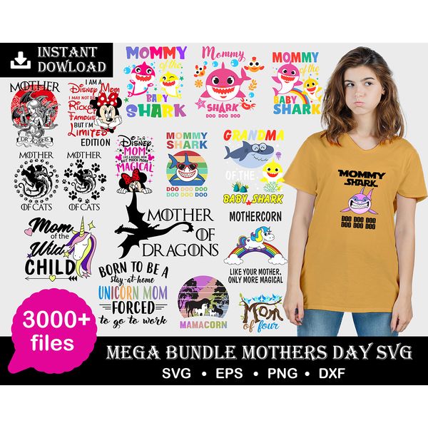 3000 Mother's Day, Mother's Day svg, Mother's Day shirt svg, Cute Mother's Day svg, Cut File, Printable Image, svg, Digital Image, Instant download.jpg