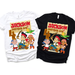 Jake and the Neverland Pirates Birthday Family T-shirts. Jake the Pirate Birthday T-shirts. Jake Birthday T-shirts.