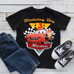 Disney Cars Birthday Family T-shirts. Lightning McQueen Birthday T-shirts. Disney Cars Birthday T-shirts. Read the Descr
