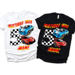 racing cars birthday family t-shirts. racing cars birthday t-shirts. cars birthday t-shirts.