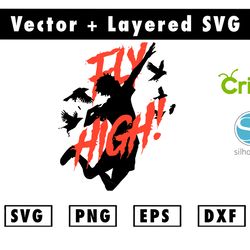anime haikyuu svg, png files for cricut machine , anime svg , manga svg