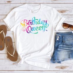 birthday queen t-shirt. women birthday queen girl shirt. birthday queen girls tops. read the description