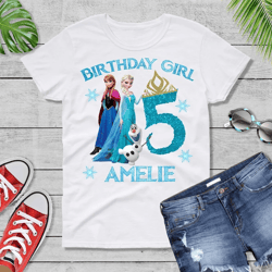 frozen princess elsa birthday family custom t-shirts. disney frozen princess elsa birthday t-shirts. elsa birthday t-shi