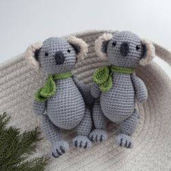 Miniature Koala crochet pattern pdf amigurumi stuffed animal toy
