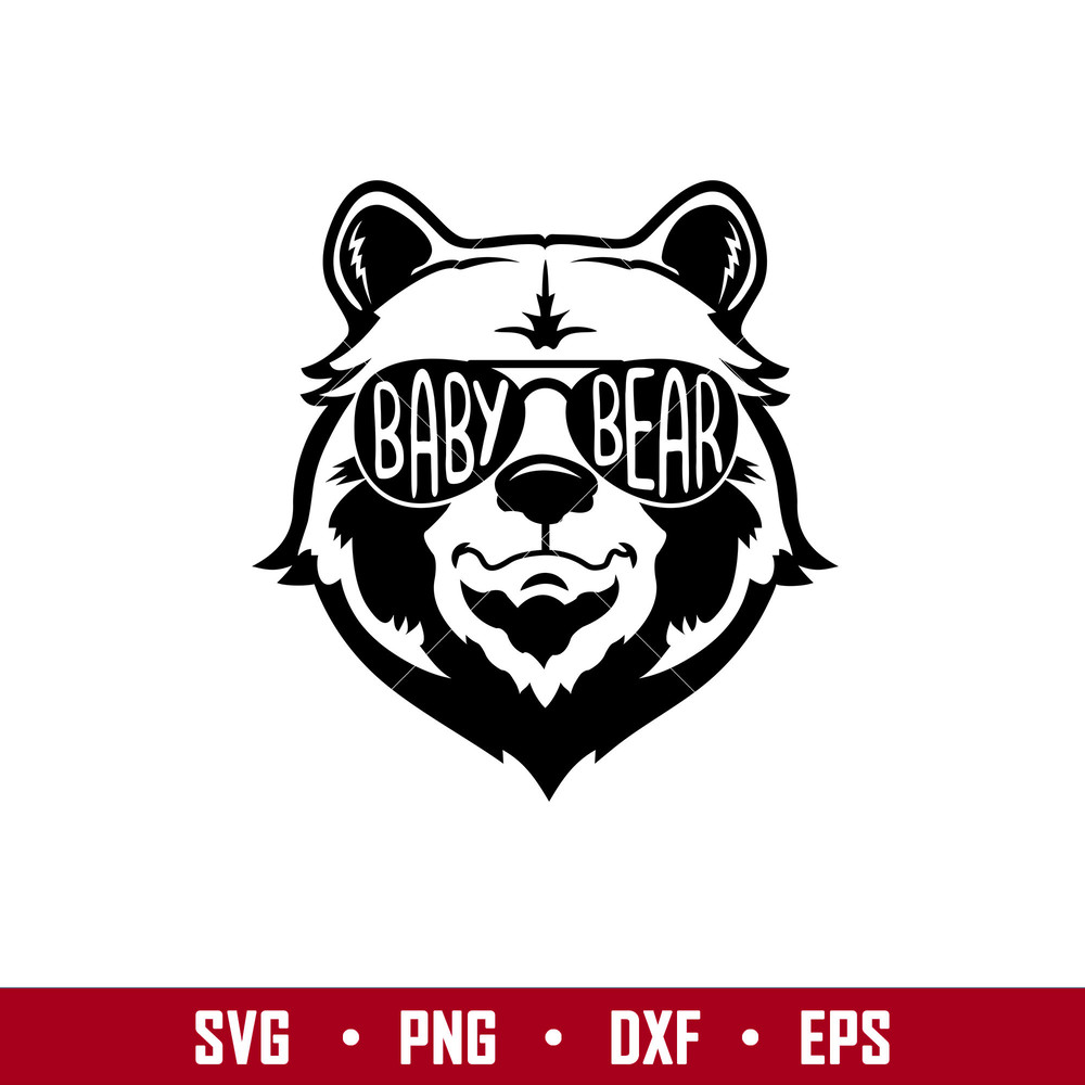 Baby Bear, Baby Bear Svg, Mom Life Svg, Mother’s day Svg, Family Svg, png, eps, dxf file.jpg