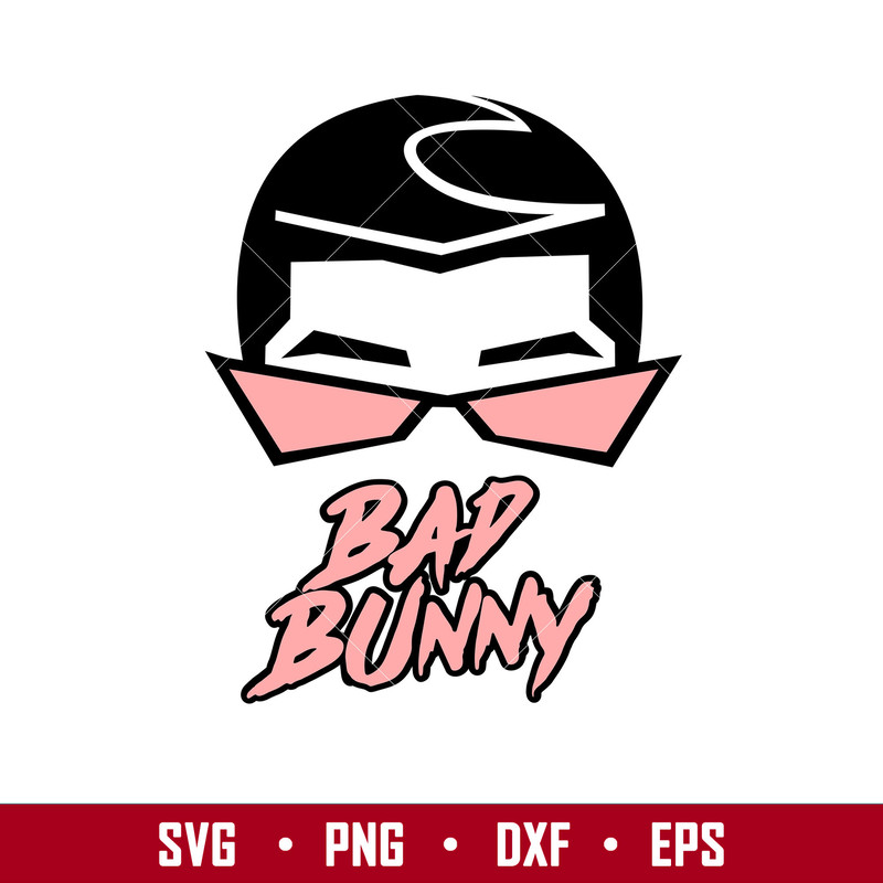 Bad Bunny 3, Bad Bunny Svg, Yo Perreo Sola Svg, Bad bunny logo Svg, El Conejo Malo Svg, png, dxf, eps file.jpg
