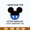 I Wear Blue For Autism Awareness Accept Understand Love Svg, Mickey Disney Svg, Png Dfx Eps FIle.jpg