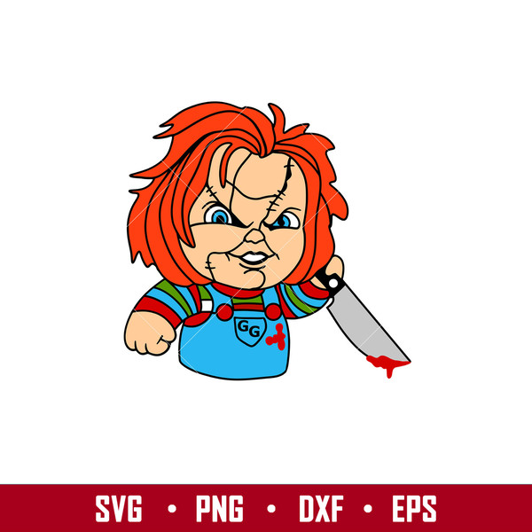 Chucky, Chucky Svg, Halloween Svg, Spooky Season Svg, Trick Inspire