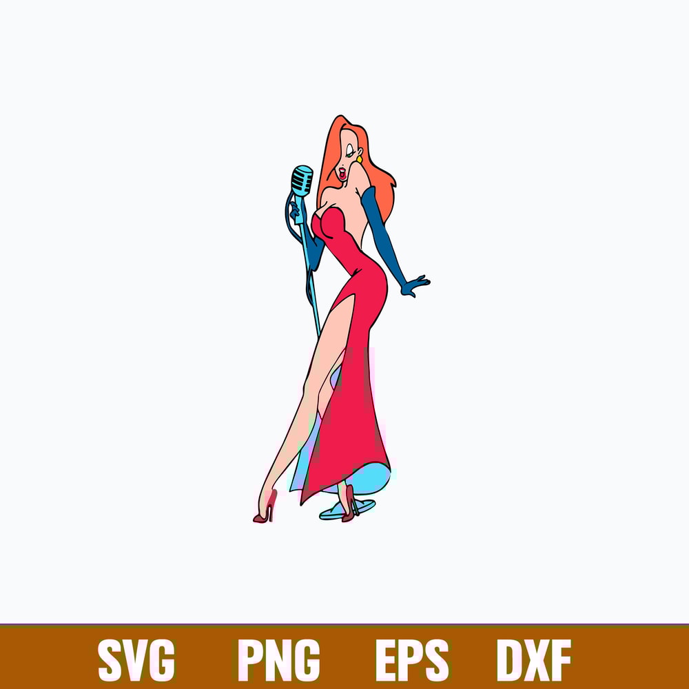 Jessica Rabbit Svg, Roger Rabbit Svg, Png Dxf Eps File.jpg
