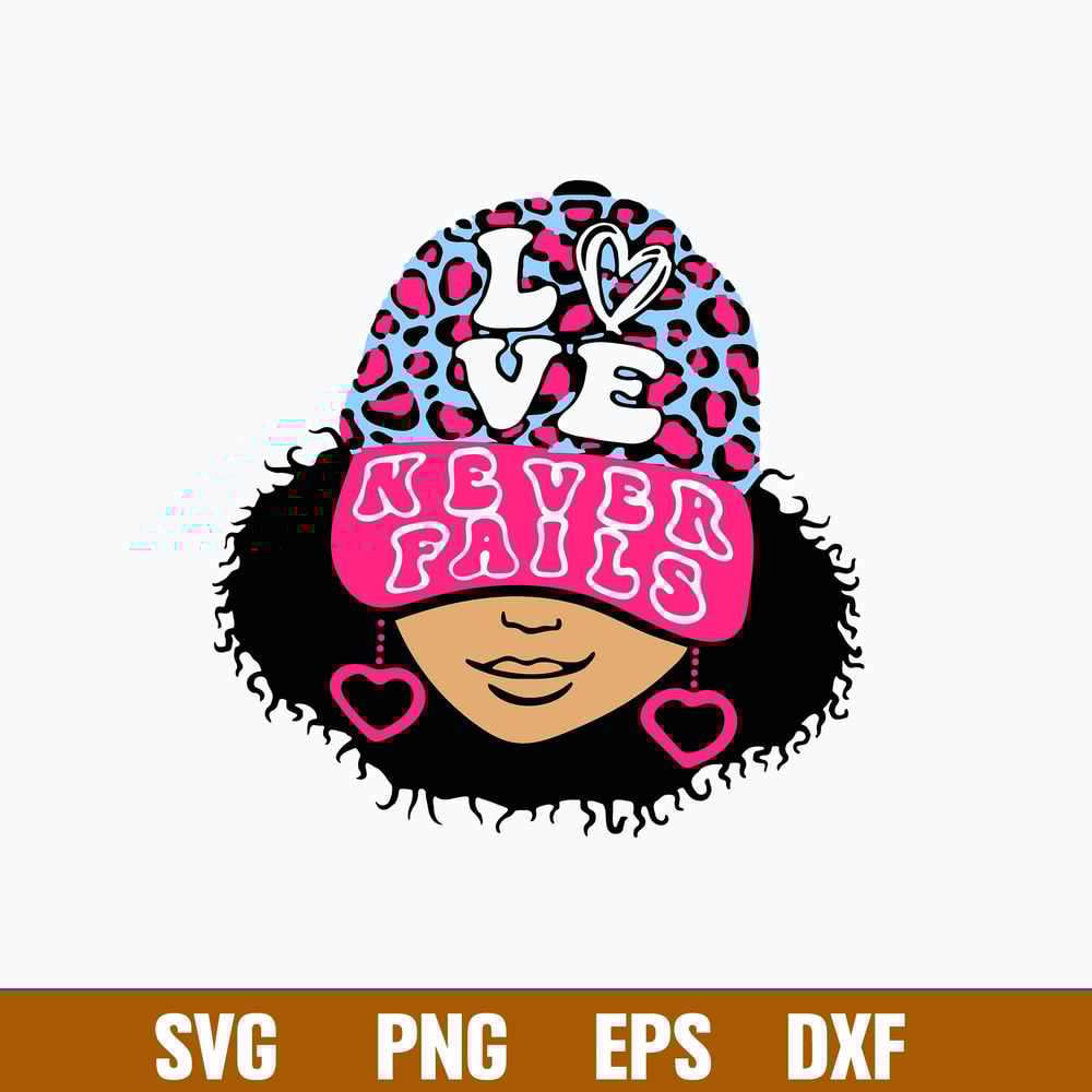 Love Never Fails Girl Svg, Png Dxf Eps File.jpg
