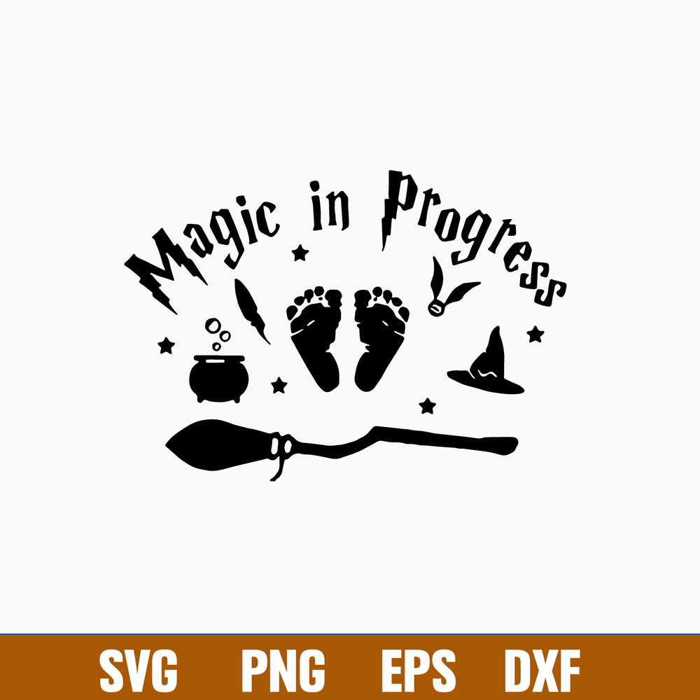 Magic In Progtess Svg, Harry Potter Svg, Png Dxf Eps File.jpg