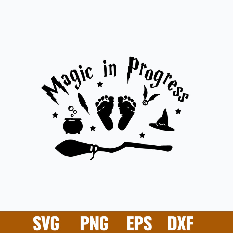 Magic In Progtess Svg, Harry Potter Svg, Png Dxf Eps File.jpg