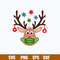Masked Reindeer 2021 Svg, Christmas Svg, Png Dxf Eps File.jpg