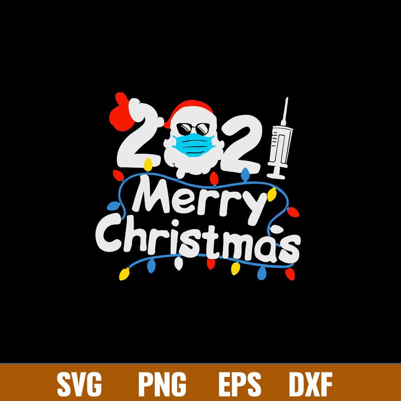Matching Family Xmas Pajama Quarantine Svg, Santa Claus Hat Svg, Merry Christmas Svg, Png Dxf Eps File.jpg