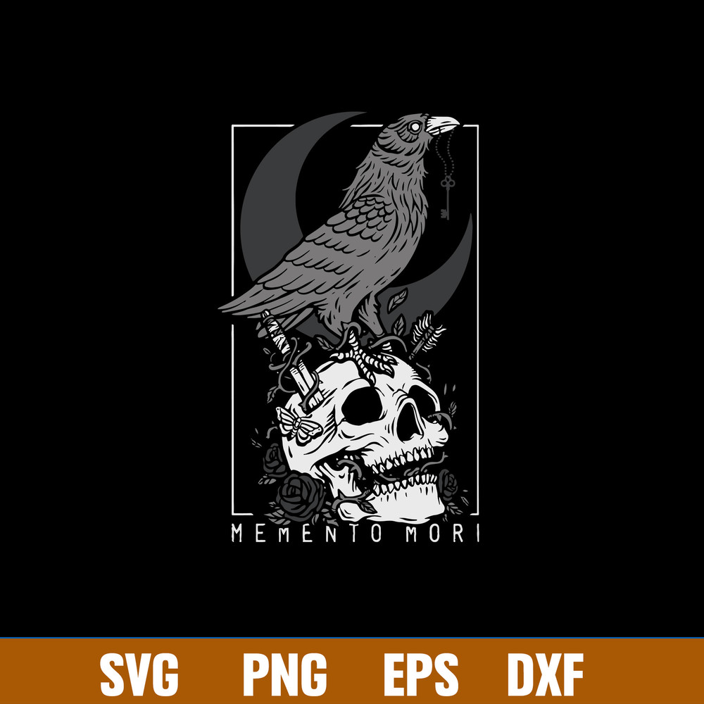 Memento Mori Svg, Skull Svg, Png Dxf Eps File.jpg