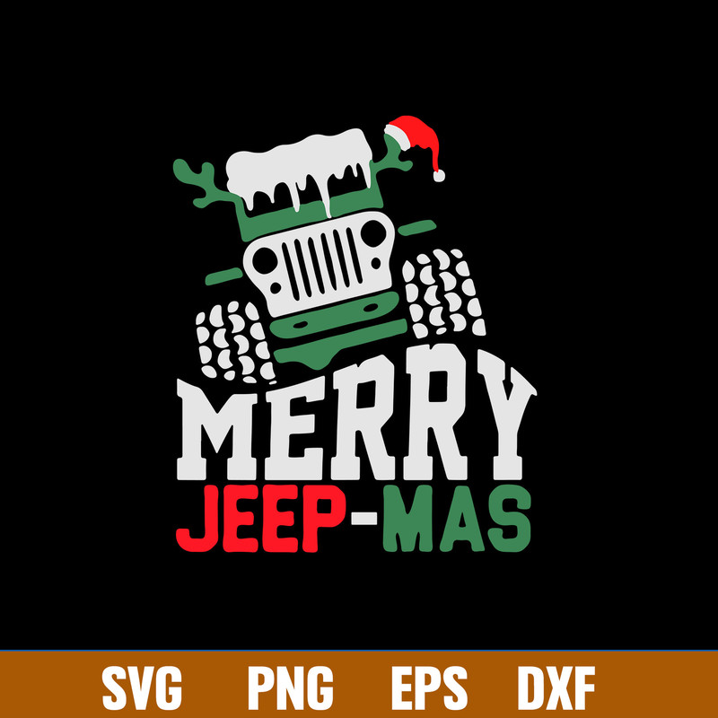 Merry Jeepmas Svg, Jeep Car Svg, Christmas Svg, Png Dxf Esp File.jpg