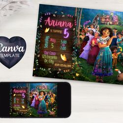 encanto family birthday invitation | digital download | printable | editable