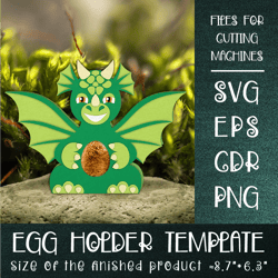 Dragon Easter Egg Holder Template