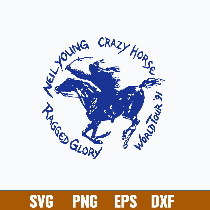 Neil Young Crazy Horse On Tour Svg, Horse Svg, Music Svg, Png Dxf Eps File.jpg