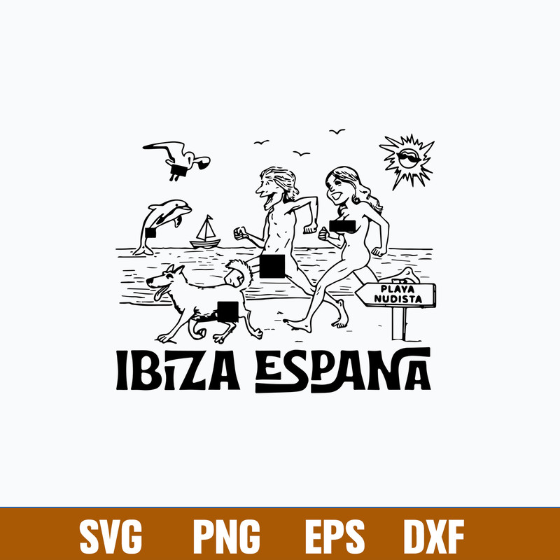 Nude Beach Ibiza Spain Svg, Funny Svg, Png Dxf Eps File.jpg