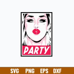 party adore delano svg, daniel anthony noriega svg, rupauls drag race wiki svg png dxf eps file