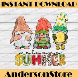 welcome summer gnomes png, summer design, summer gnomes png, summer vibes, gnome png, instant download, sublimation