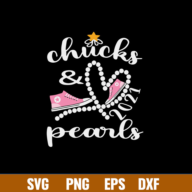Pink Chuck And Pearls 2021 Kamala Harris Svg, Png Dxf Eps File.jpg