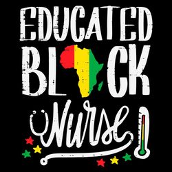 Educated Black Nurse Svg, Africa Map Svg, African Pride Svg
