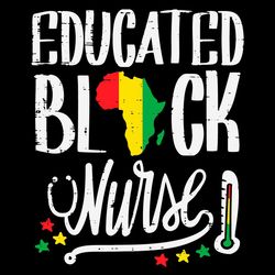 educated black nurse svg, africa map svg, african pride svg