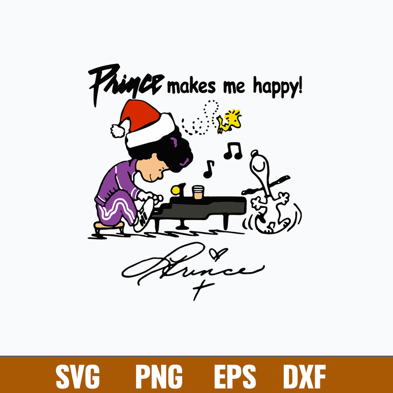 Prince Makes Me Happy Snoopy Svg, Snoopy Christmas Svg, Png Dxf Eps File.jpg