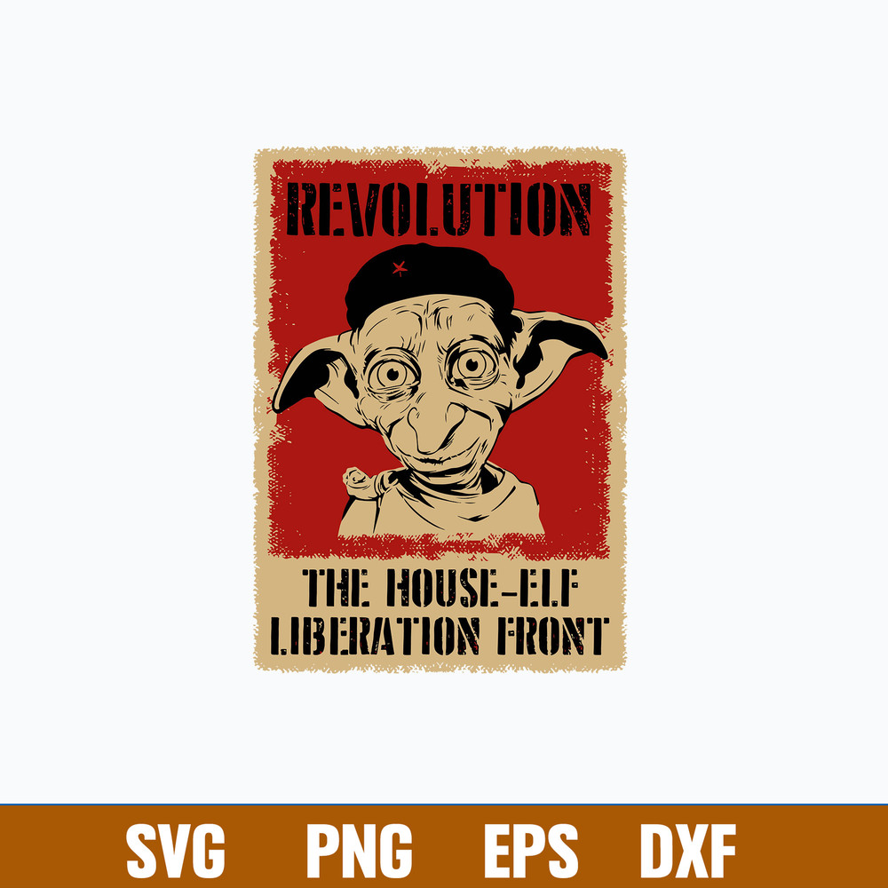 Revolution The House ELF Liberation Front Svg, Png Dxf Eps File.jpg