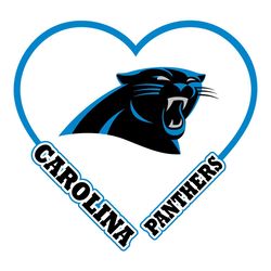 Panthers Heart Svg, Sport Svg, Carolina Panthers Svg, Panthers Football Team, Panthers Svg, Carolina Svg, Super Bowl Sv