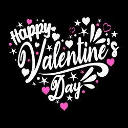 Happy Valentine's Day Svg, Valentine Svg, Heart Svg, Couples Svg