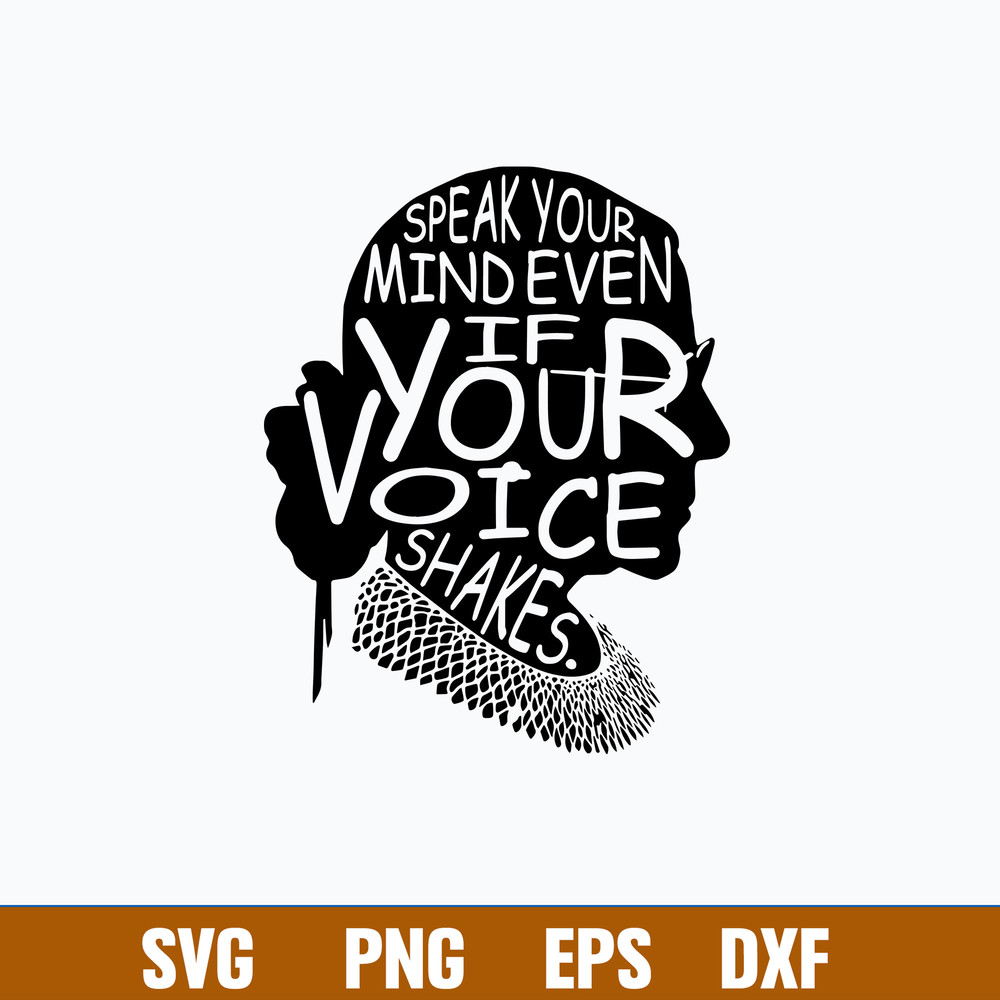 Ruth Bader Ginsburg Svg, Notorious Rbg Svg, Ginsburg Quote Svg, Png Dxf Eps File.jpg