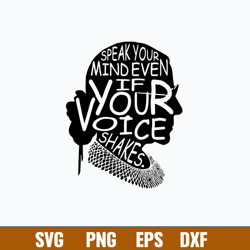 Ruth Bader Ginsburg Svg, Notorious Rbg Svg, Ginsburg Quote Svg, Png Dxf Eps File.jpg
