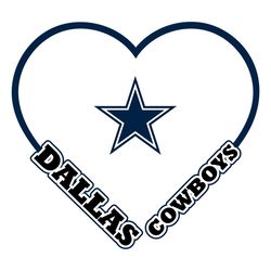 Cowboys Heart Svg, Sport Svg, Cowboys Svg, Dallas Svg, Super Bowl Svg, Dallas Football, Cowboys Fan, NFL Teams, NFL Team