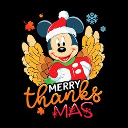 Mickey mouse happy merrythanksmas thanksgiving christmas Happy Thanksgiving Svg, Thanksgiving Turkey SVG Files