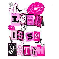 valentines love is so fetch svg, valentine svg, xoxo svg, love svg, kiss svg, lips svg