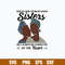 Side By Side Or Miles Apart Sisters Will Always Be Connected By The Heart Svg, Png Dxf Eps File.jpg