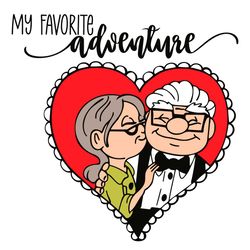 Carl and Ellie Svg, Holidays Svg, Valentine Svg, Up Svg, Adventure is out there svg