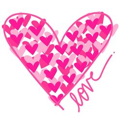 3D hearts Love Svg, Holidays Svg, Valentine Svg, Heart Svg, Pink Heart Svg, Love Svg