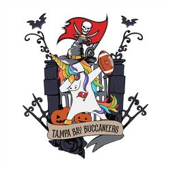 Unicorn Halloween Tampa Bay Buccaneers,NFL Svg, Football Svg, Cricut File, Svg