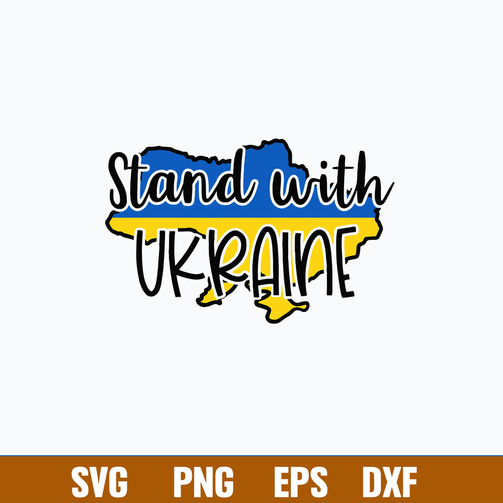 Stand with Ukraine, World Peace Svg, Ukraine Svg, Png Dxf Eps FIle.jpg