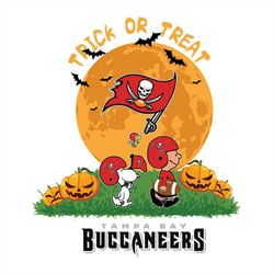 Trick Or Treat Halloween Tampa Bay Buccaneers,NFL Svg, Football Svg, Cricut File, Svg
